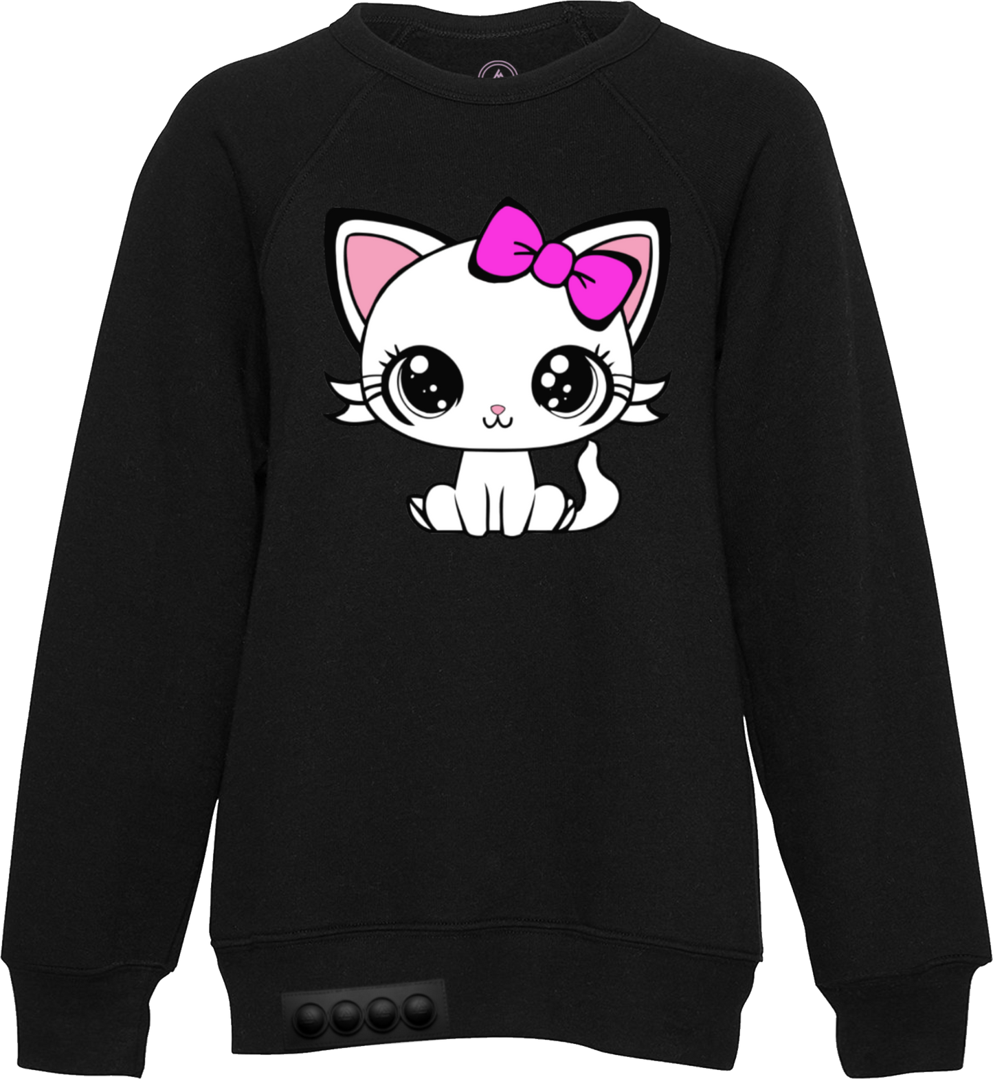 Kids / Black Sweatshirt / Black pop it