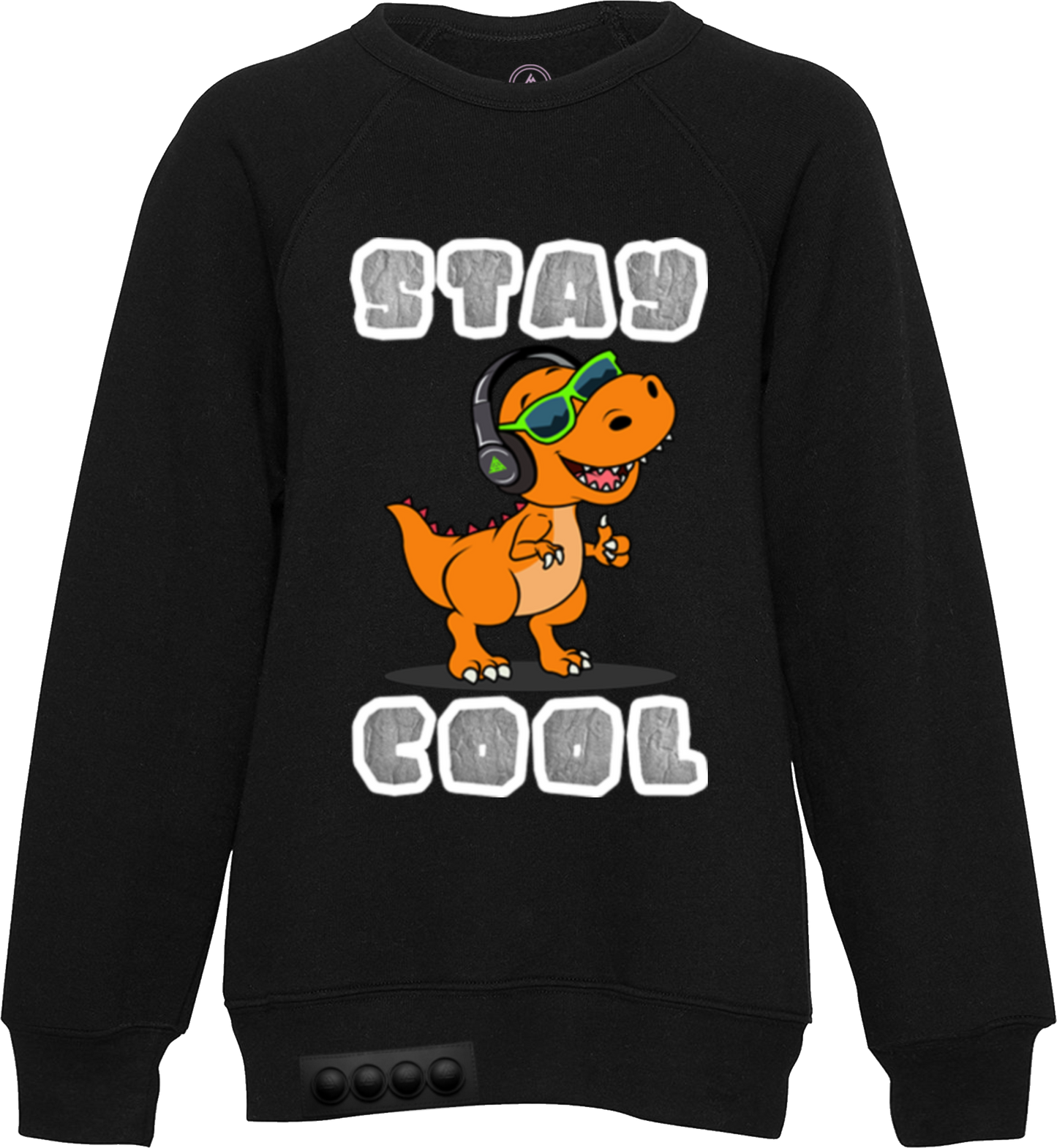 Kids / Black Sweatshirt / Black pop it