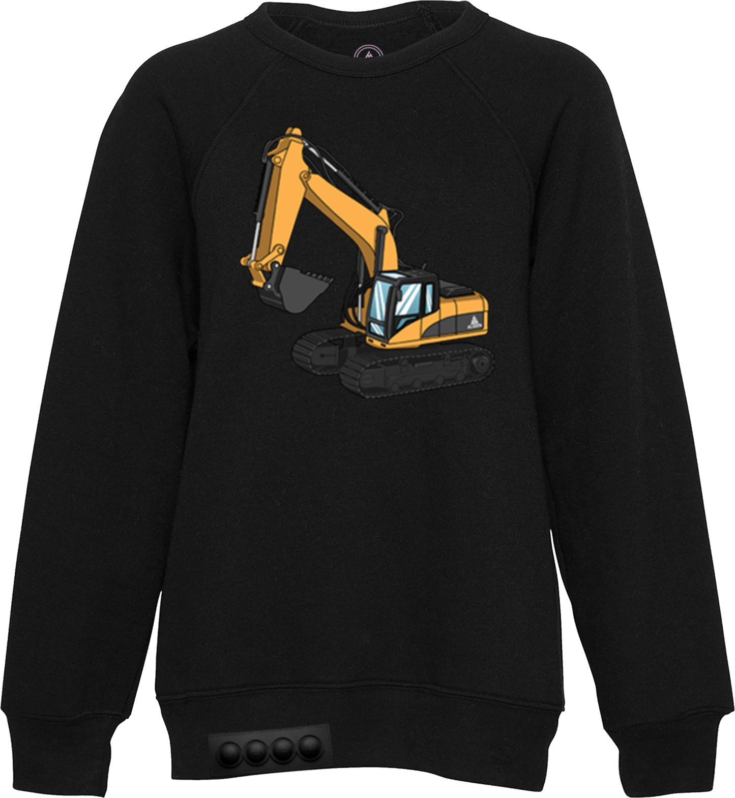 Kids / Black Sweatshirt / Black pop it
