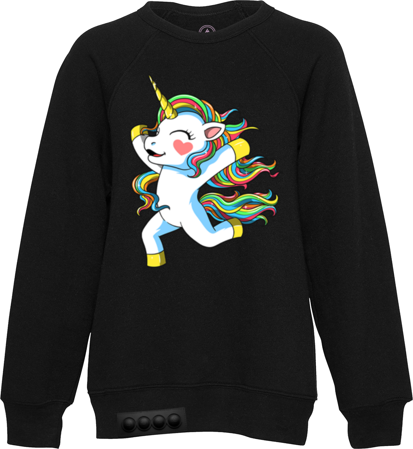 Kids / Black Sweatshirt / Black pop it