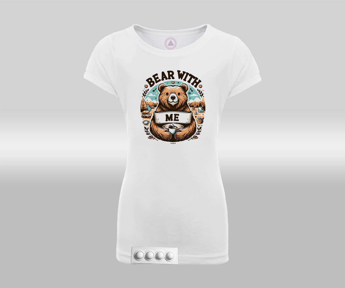 Lliiaa-Toddler/ White T/White pop it