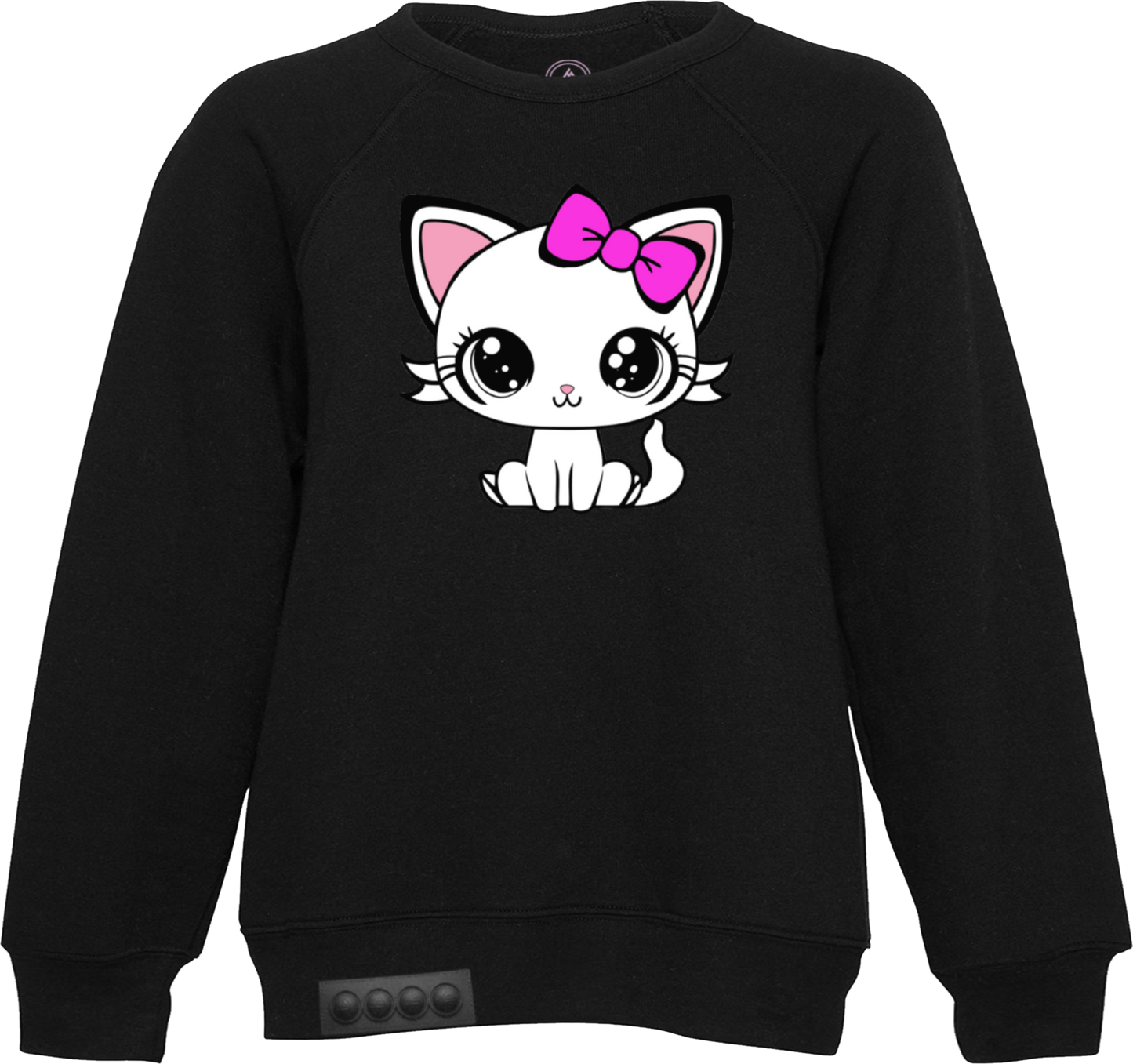 Adult / Black Sweatshirt / Black pop it
