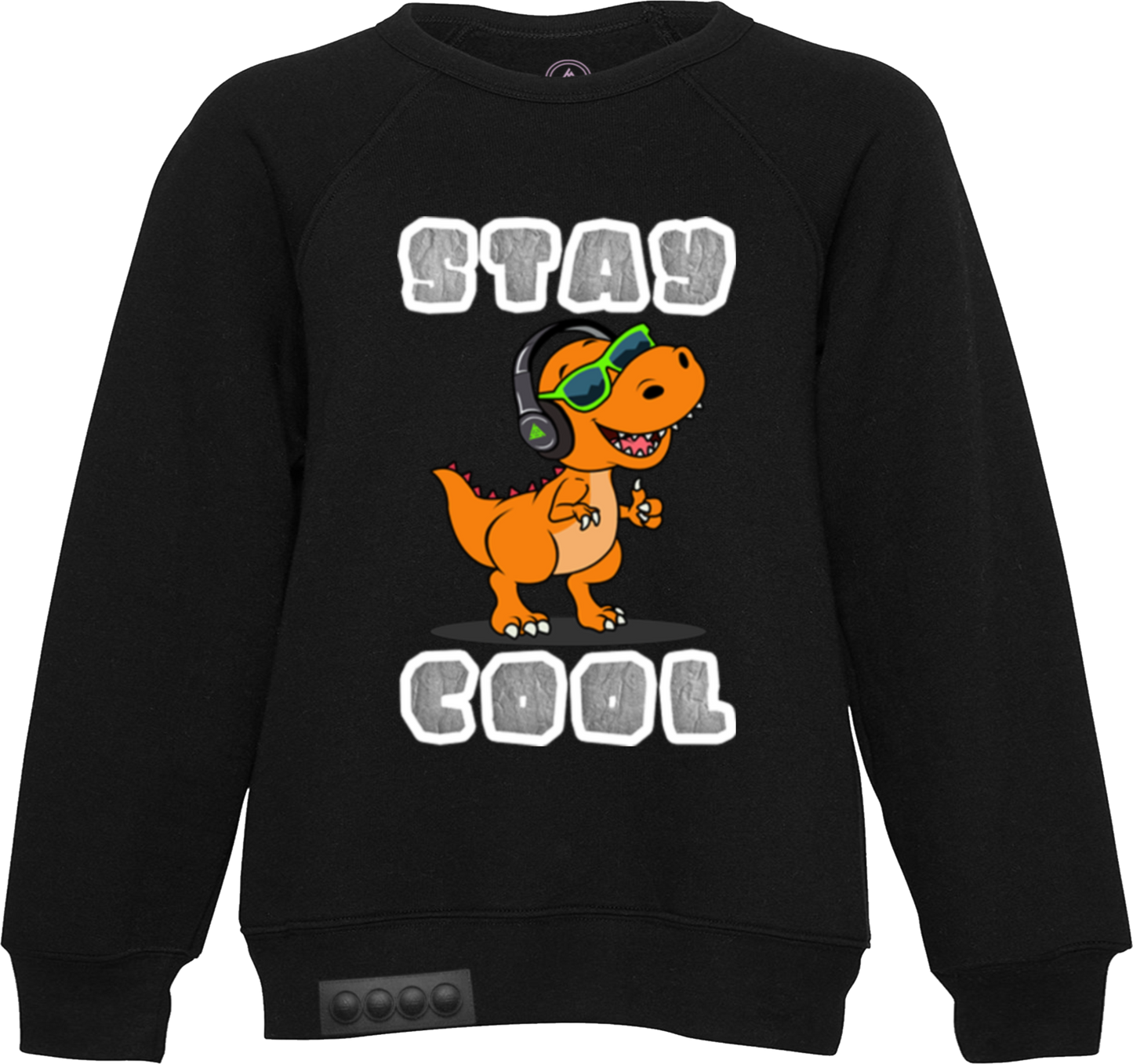 Adult / Black Sweatshirt / Black pop it