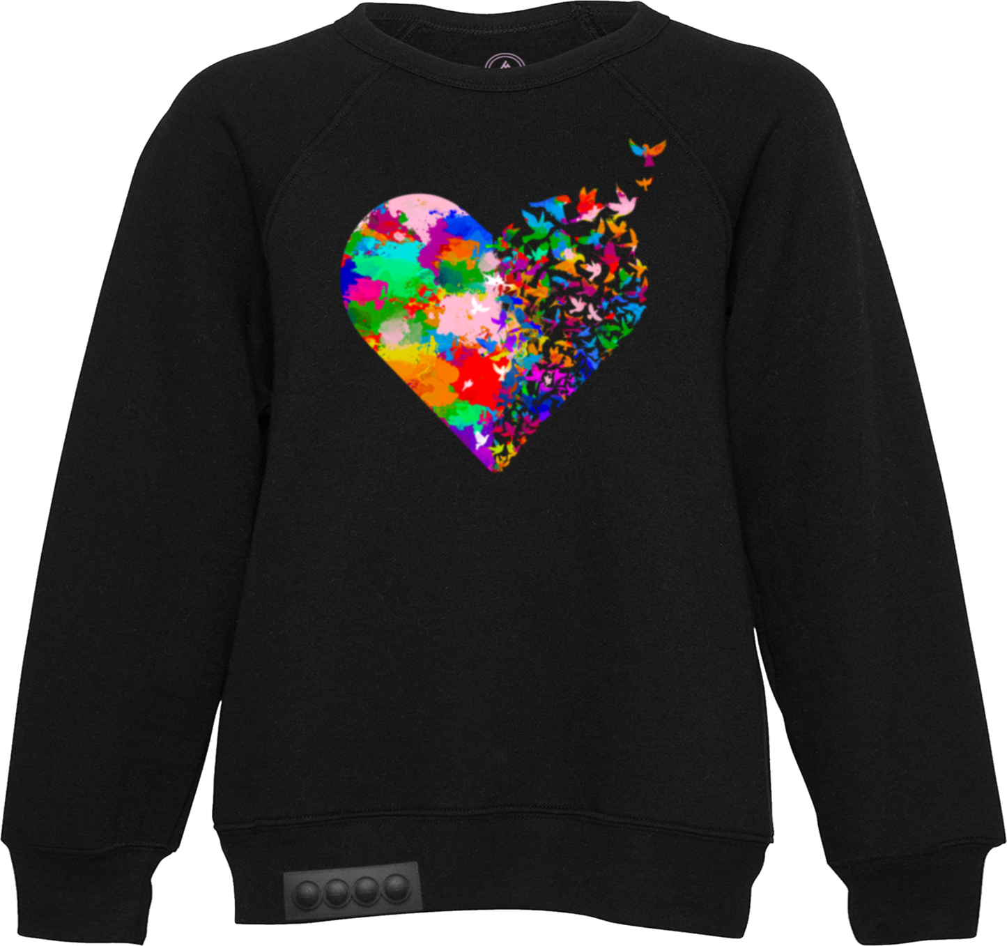 Adult / Black Sweatshirt / Black pop it