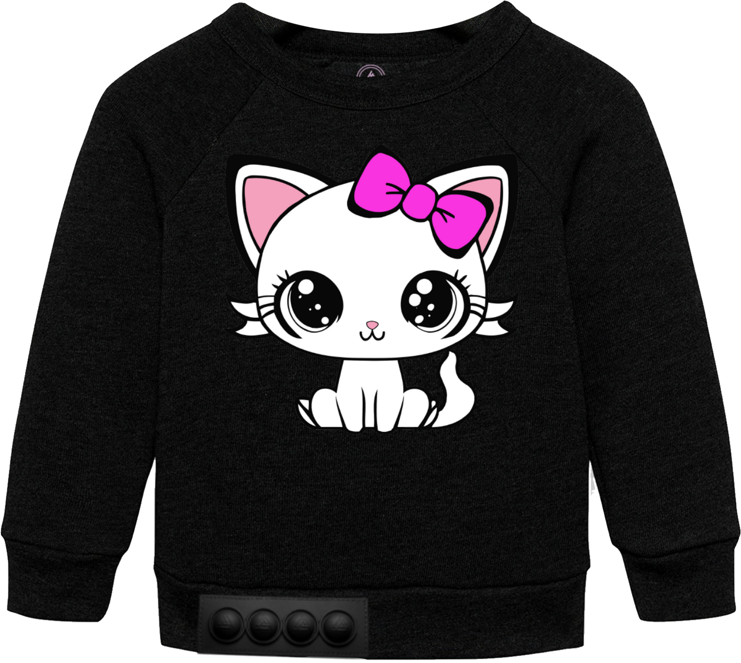 Toddler / Black Sweatshirt / Black pop it