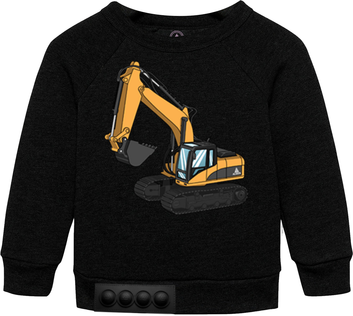 Toddler / Black Sweatshirt / Black pop it