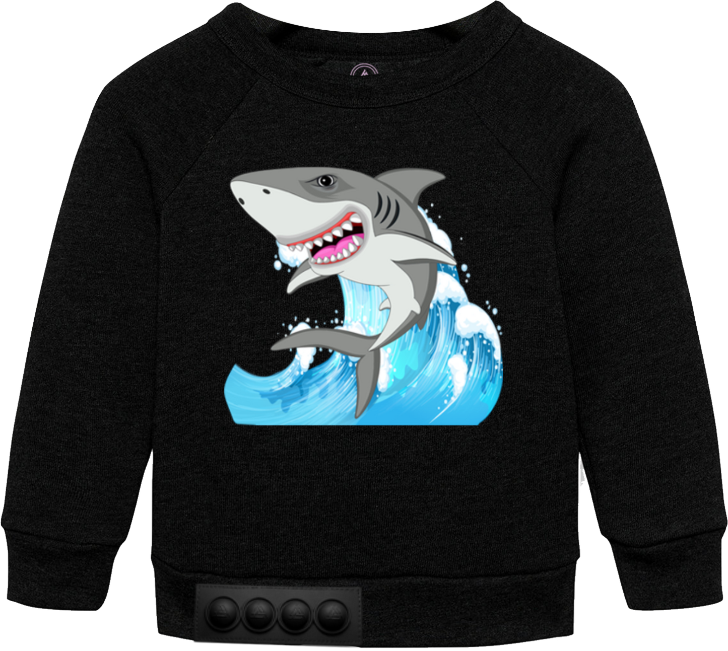 Toddler / Black Sweatshirt / Black pop it