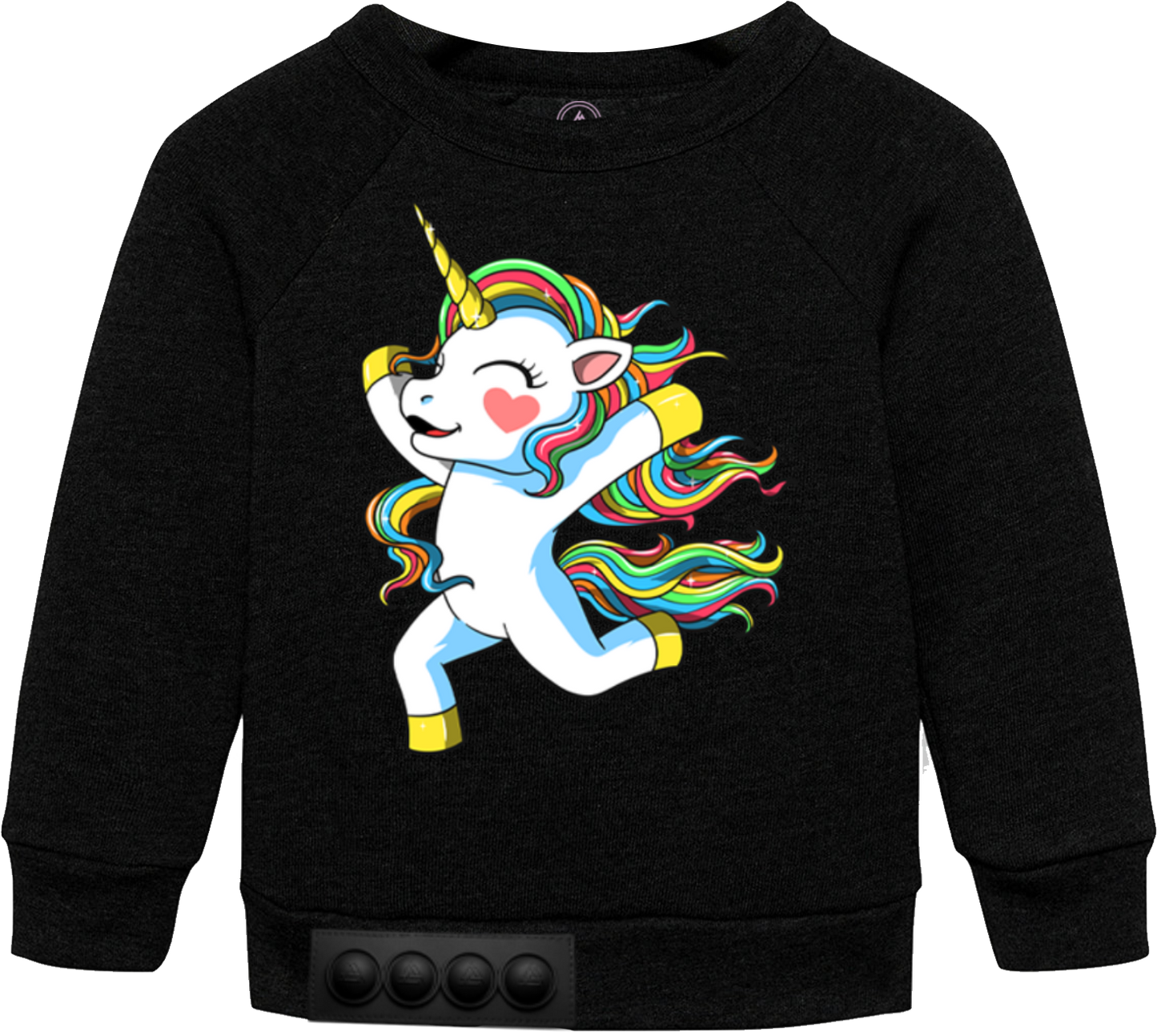Toddler / Black Sweatshirt / Black pop it