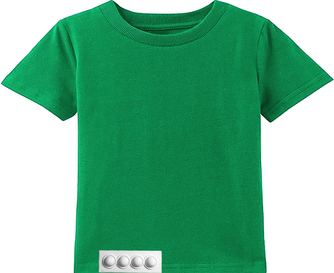 Toddler/ Green T/ White pop it