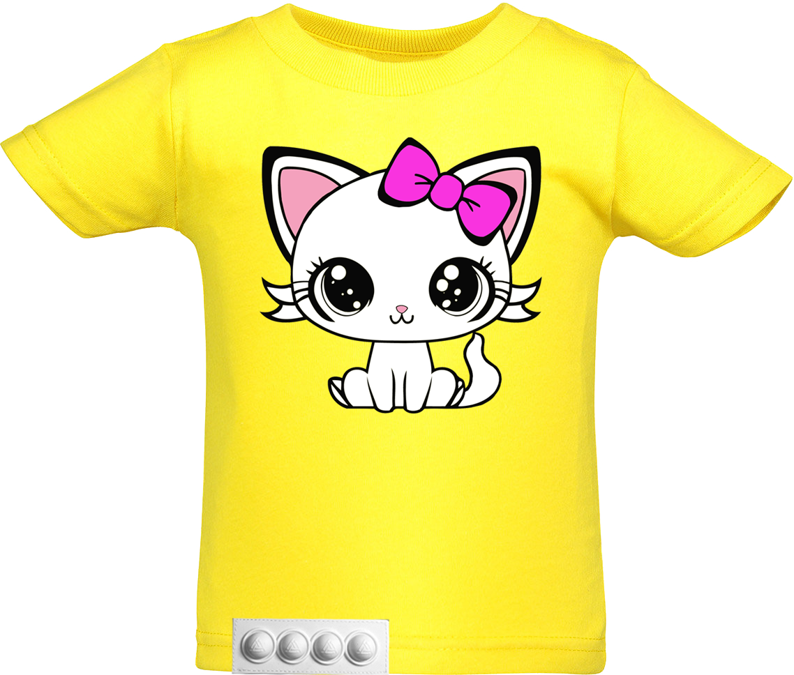 Toddler/ Yellow T/ White pop it