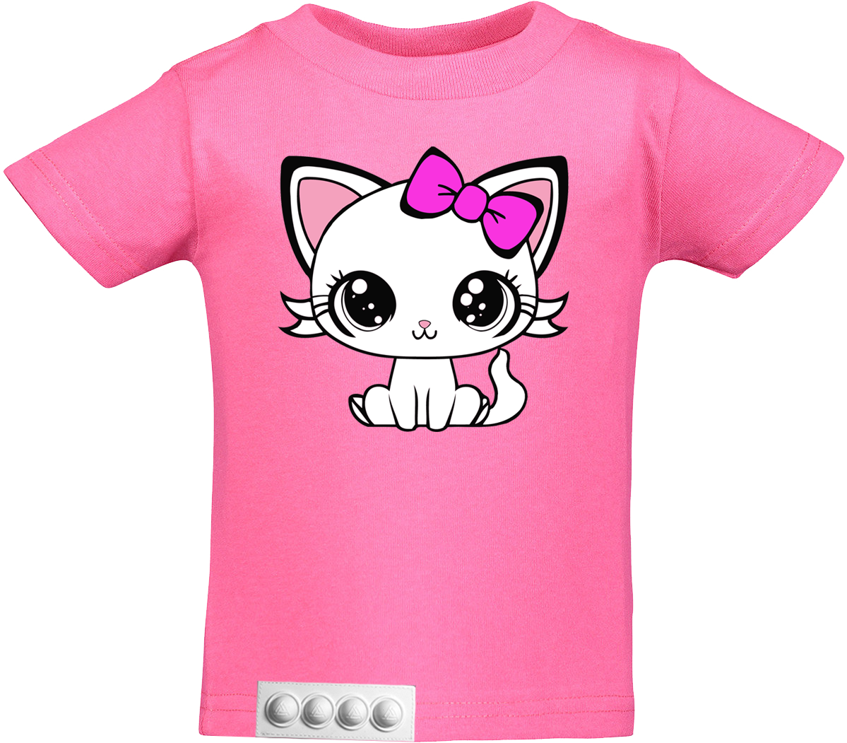 Toddler/ Pink T/White pop it