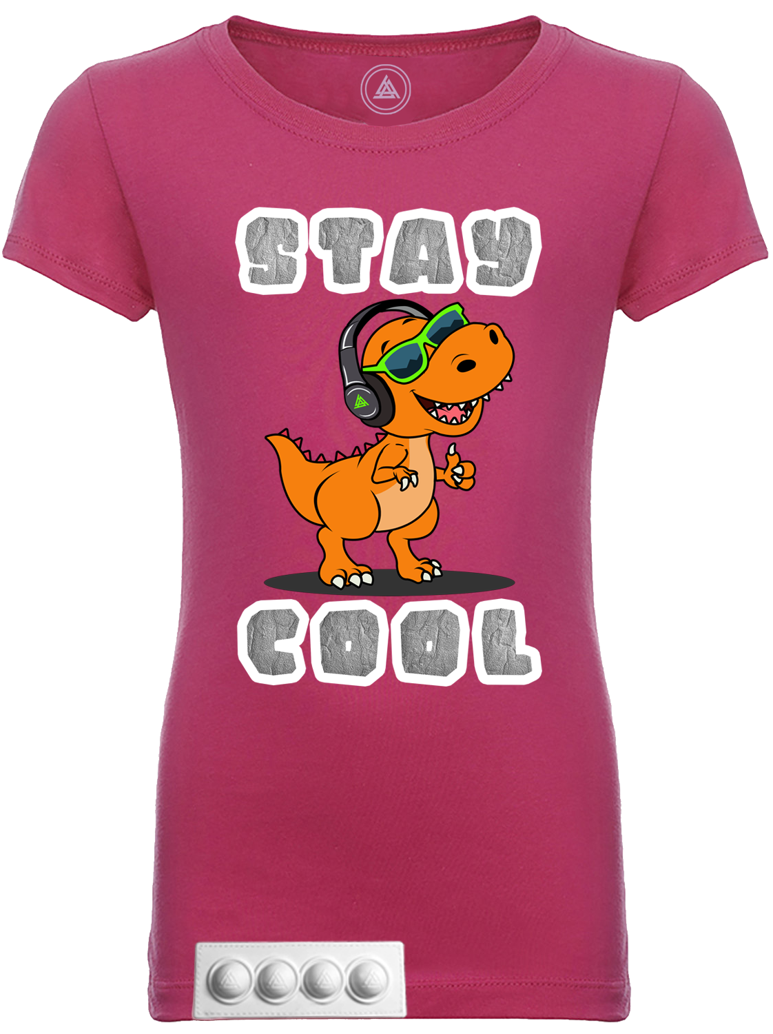 Toddler/ Pink T/White pop it