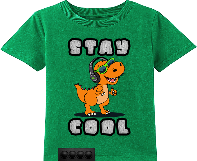 Toddler/ Green T/ Black pop it