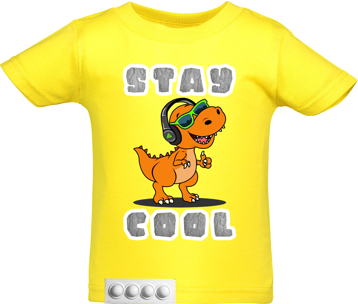 Toddler/ Yellow T/ White pop it