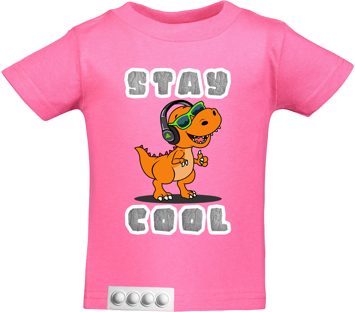 Toddler/ Pink T/White pop it