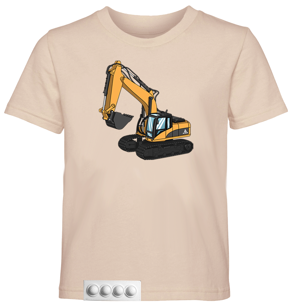 Sand Tee/white pop it