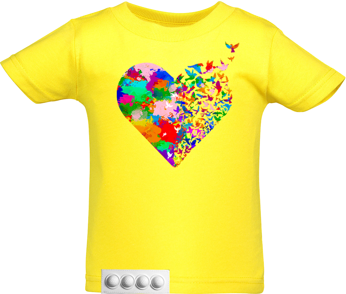 Toddler/ Yellow T/ White pop it