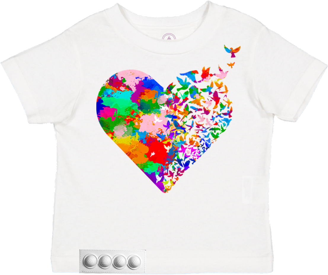 Toddler/ White T/White pop it