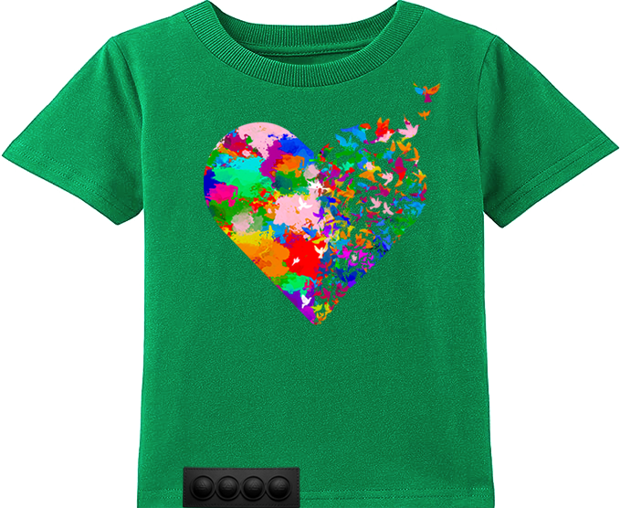 Toddler/ Green T/ Black pop it