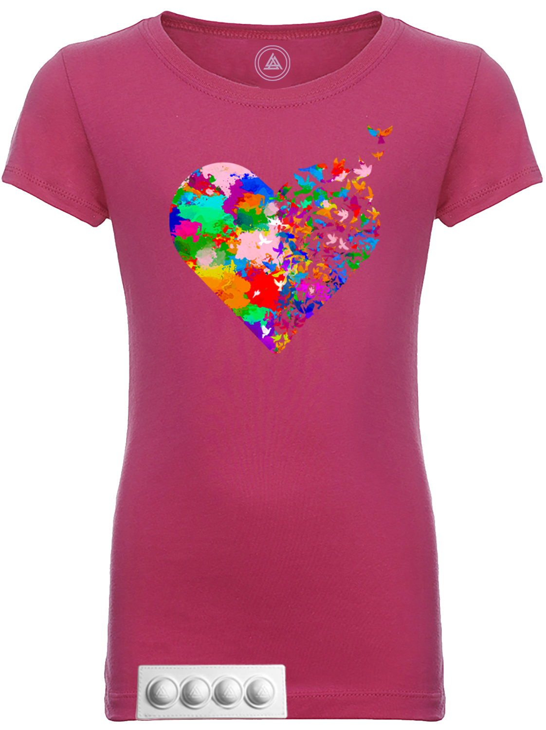 Toddler/ Pink T/White pop it