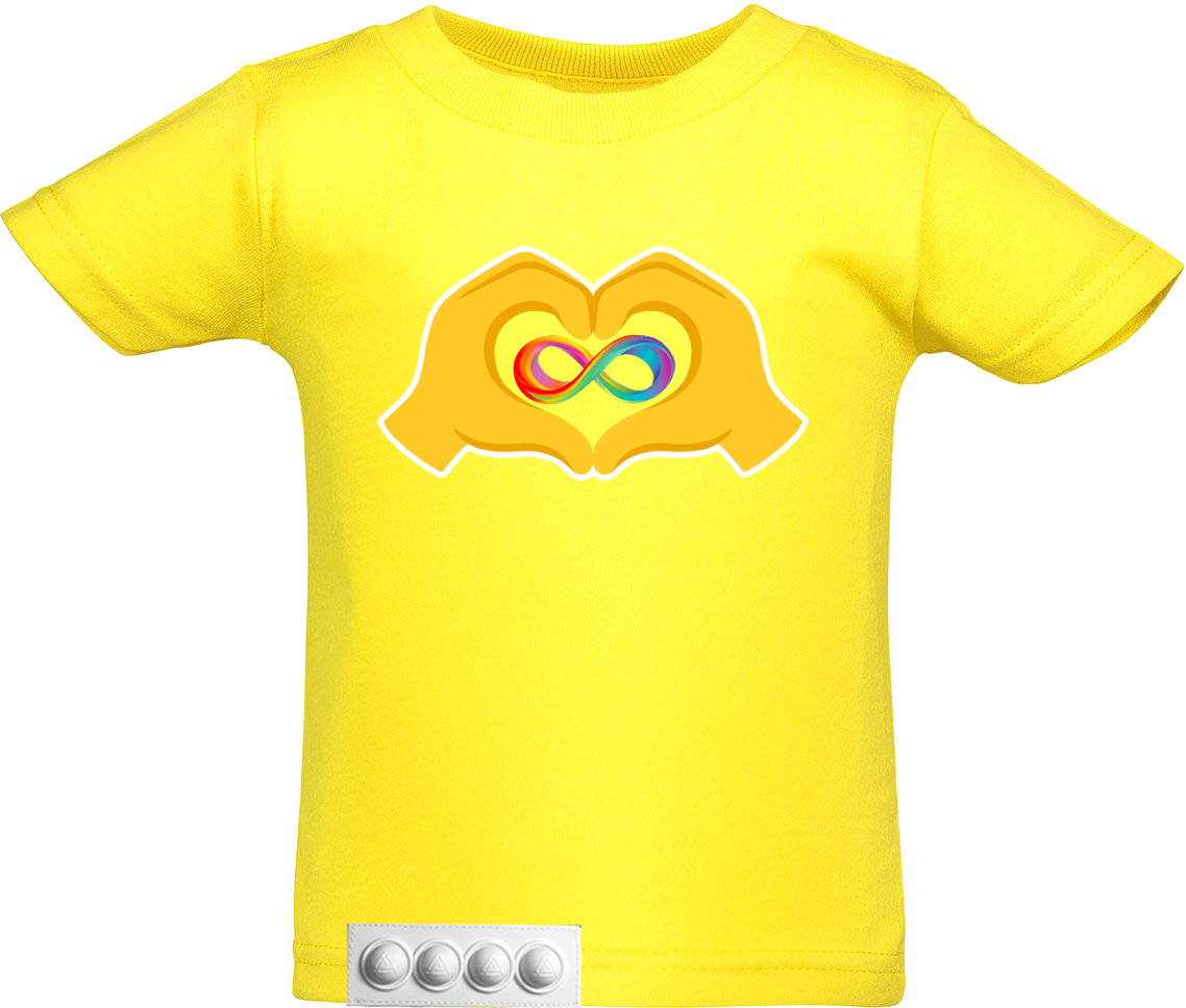Toddler/ Yellow T/ White pop it