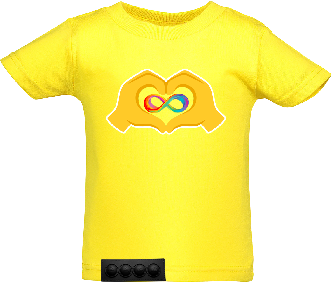 Toddler/ Yellow T/ Black pop it