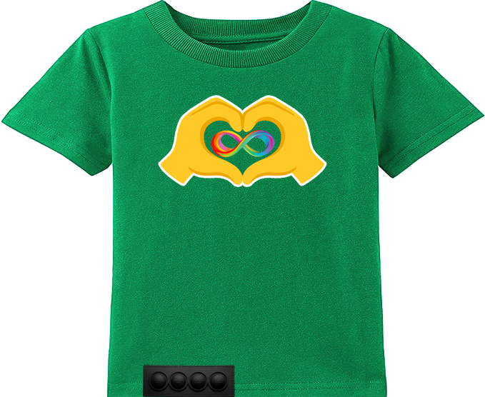 Toddler/ Green T/ Black pop it