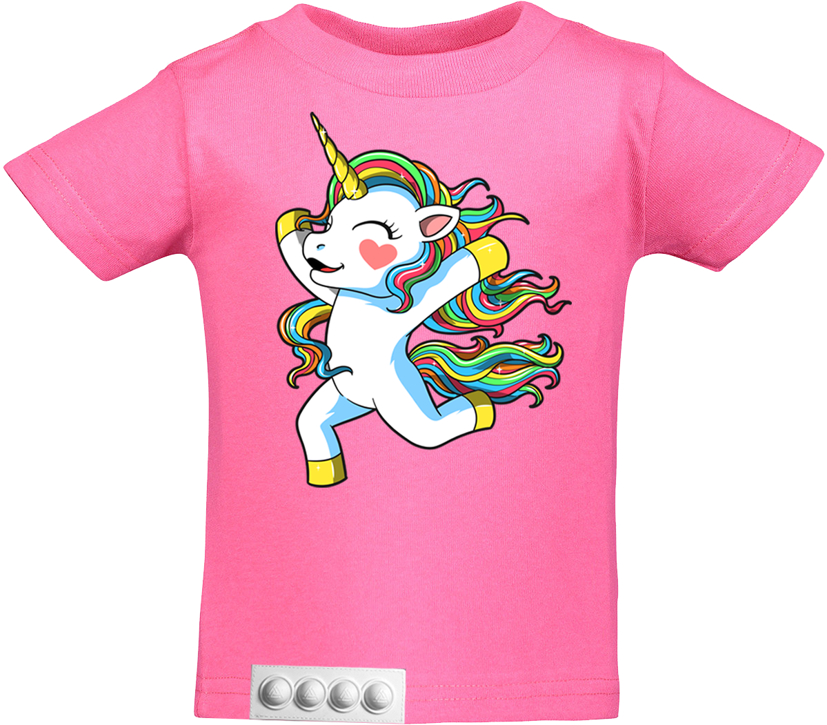 Toddler/ Pink T/White pop it