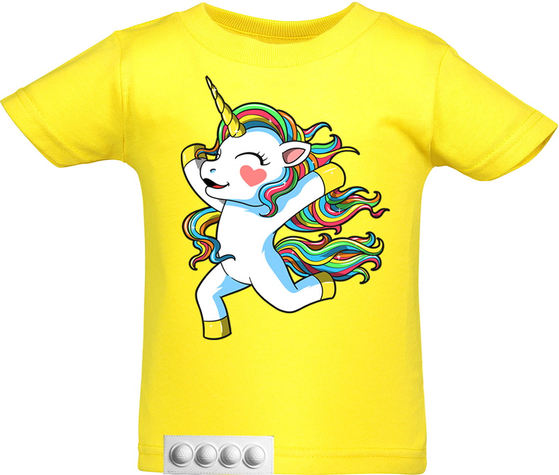 Toddler/ Yellow T/ White pop it