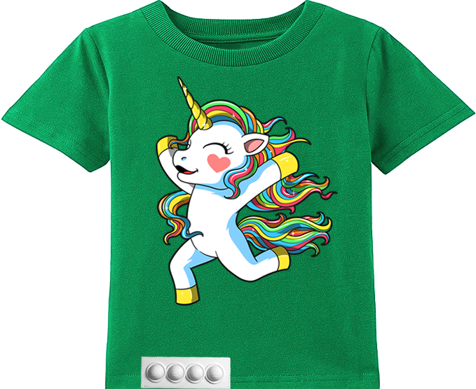 Toddler/ Green T/ White pop it