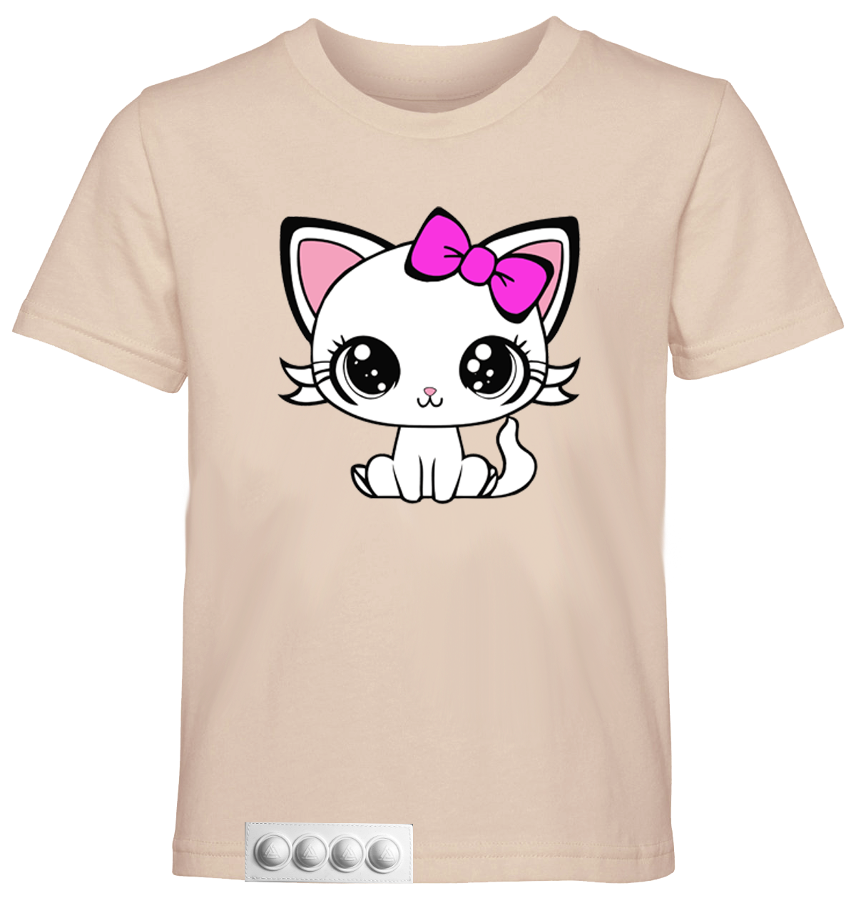 Sand Tee/white pop it