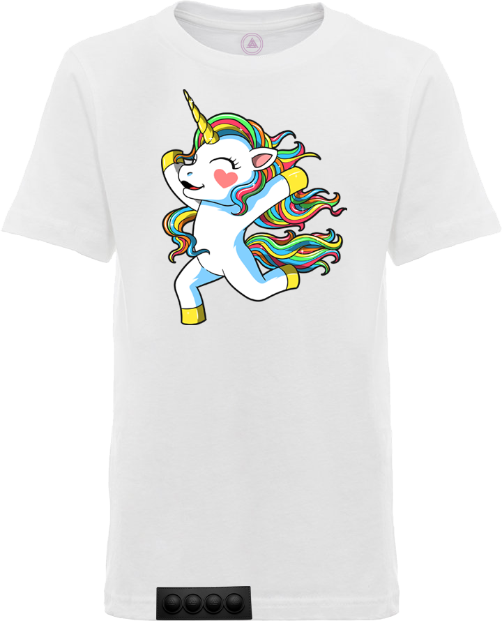White tee/black pop it