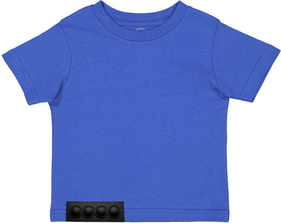 Toddler/ Blue T/ Black pop it