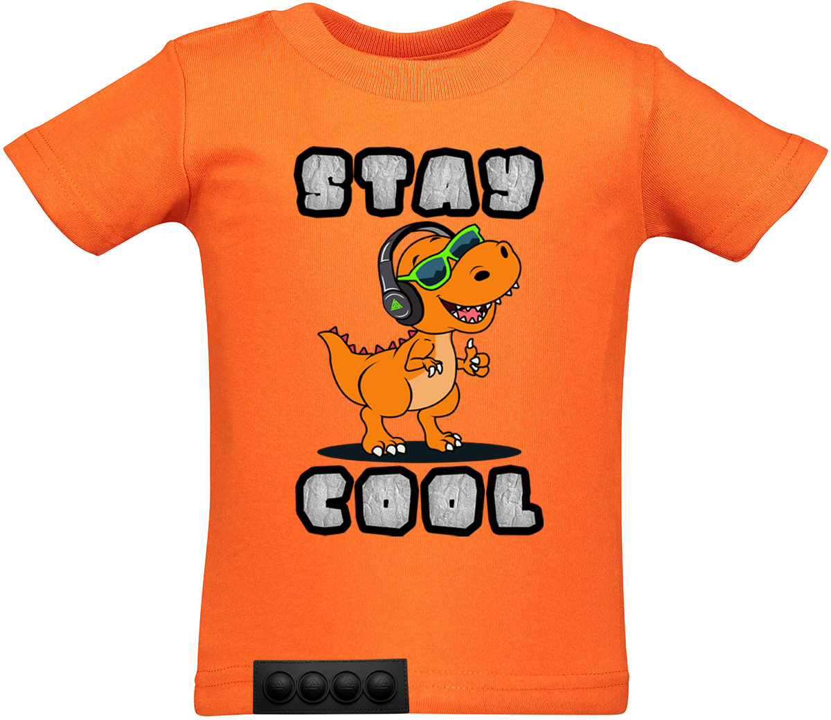 Toddler/ Orange T/ Black pop it