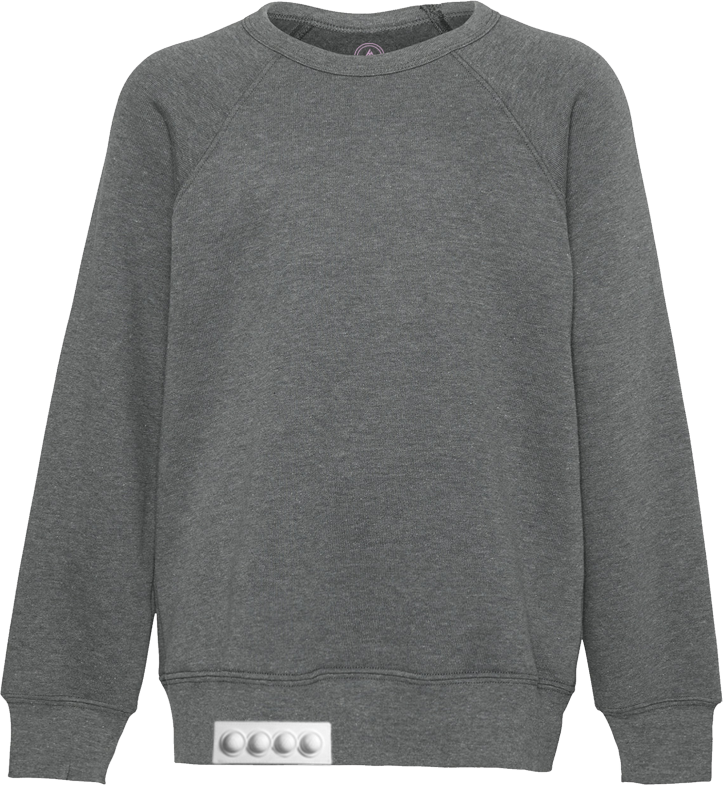 Kids / Gray Sweatshirt / White pop it