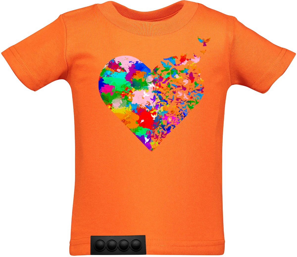 Toddler/ Orange T/ Black pop it