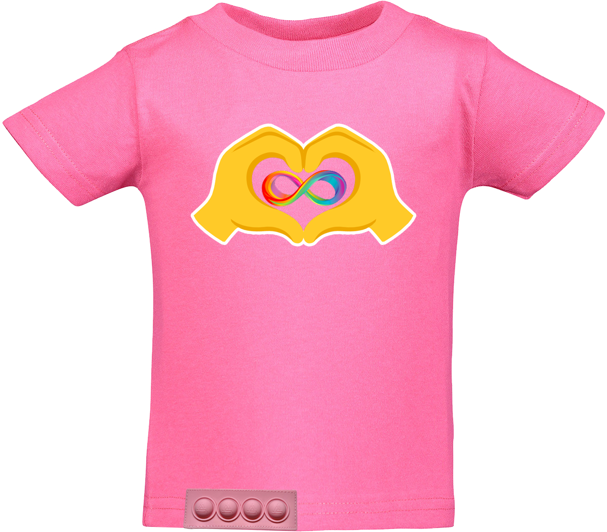 Toddler/ Pink T/Pink pop it