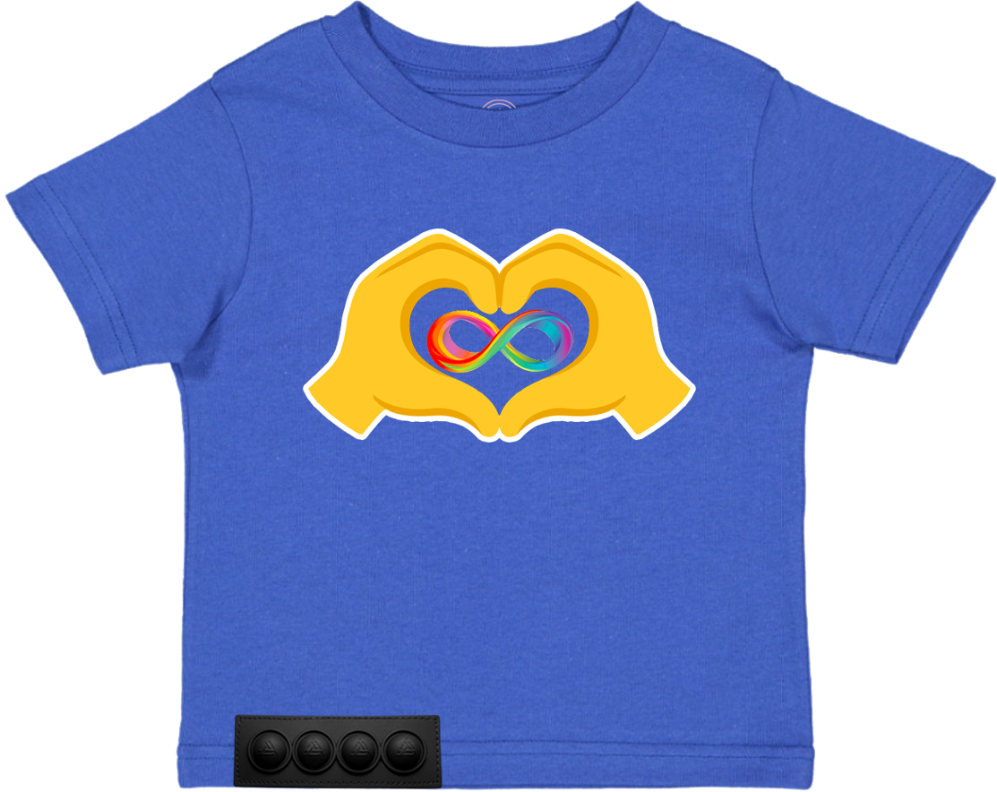 Toddler/ Blue T/ Black pop it